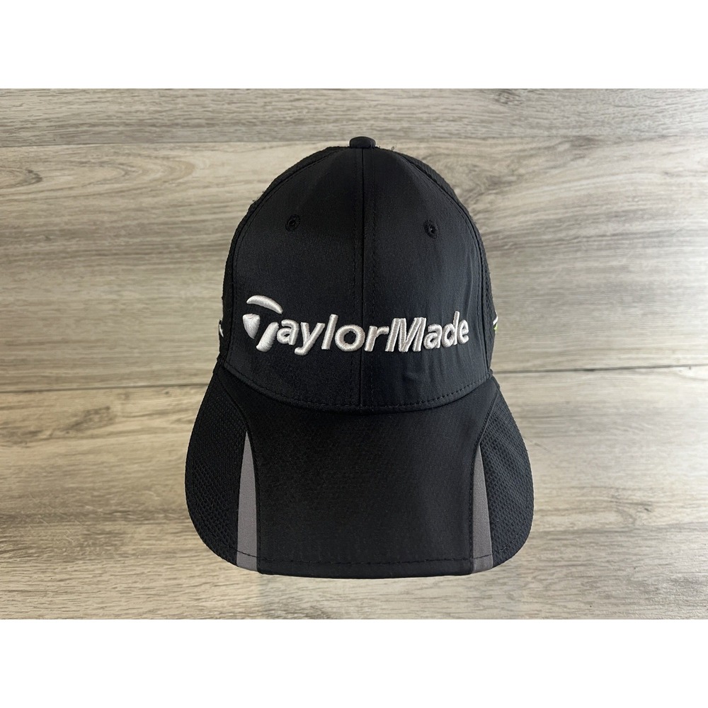 Taylor Made RBZ R11s Hat Black Adjustable Golf Cap Mens Strapback Embroidered